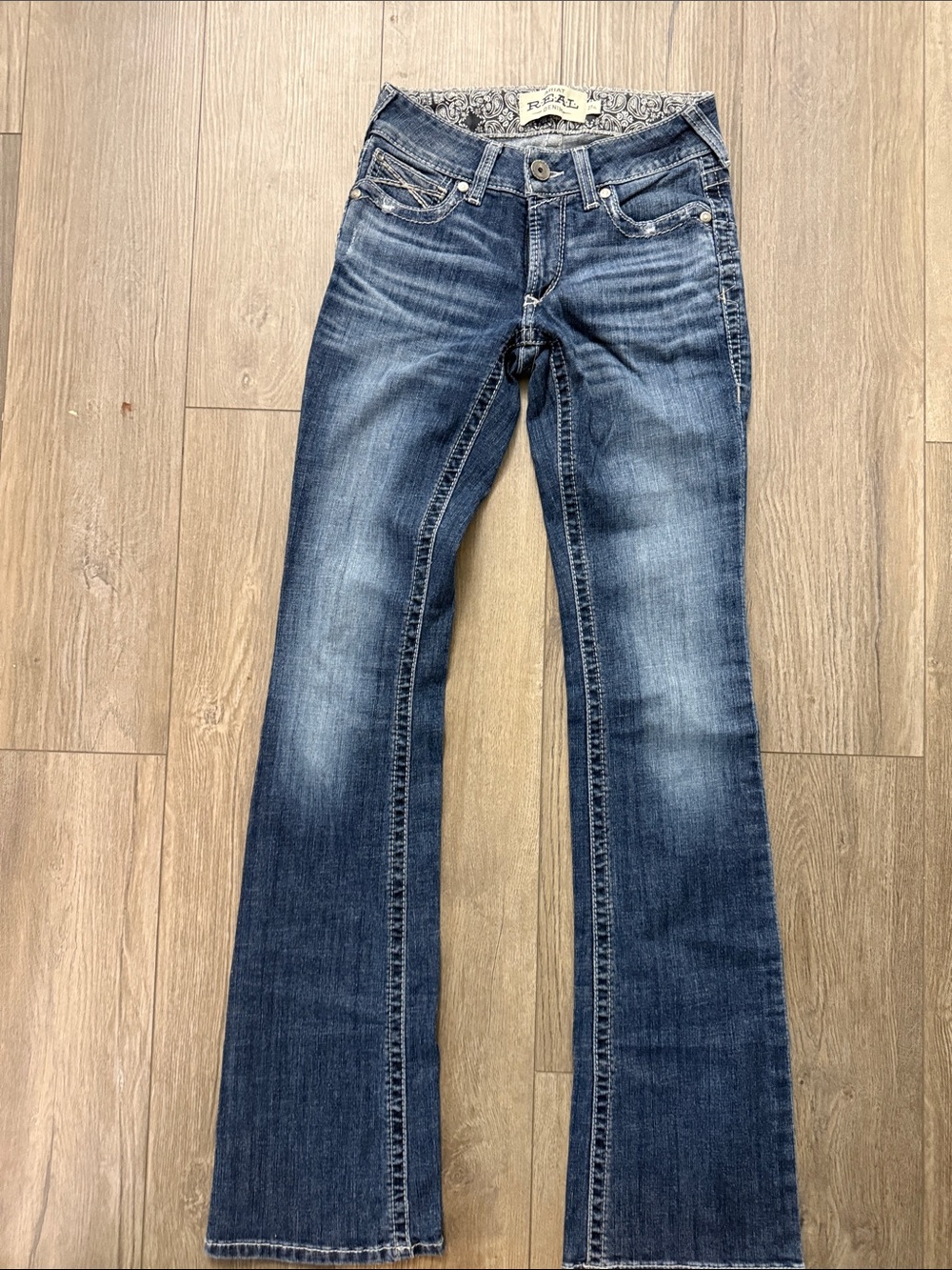 Ariat Women's Flared Jeans - Dark Blue Wash